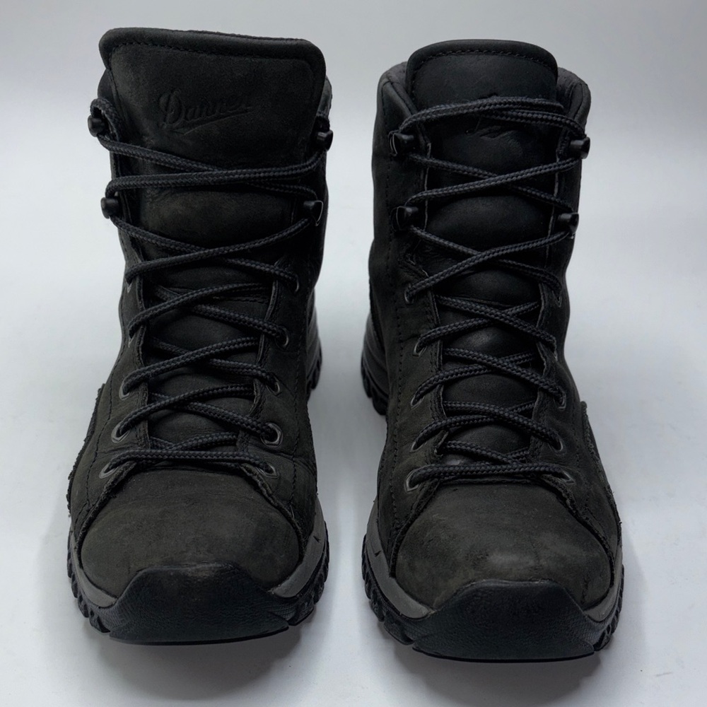 Danner Women's Size 8 Stronghold 5" Black Suede Leather Lace Up Hiking Boots